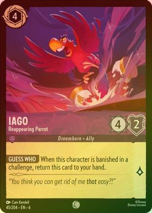 045 - Iago - Reappearing Parrot - Azurite Sea