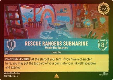 169 - Rescue Rangers Submarine - Azurite Sea